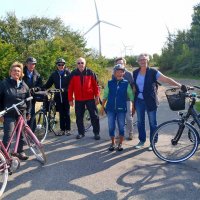Atelier-Fahrradtour mit dänischen Gästen