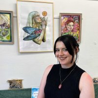 Julia Bock | Aquarellmalerei | Gastkünstlerin Alte Schule Petersdorf